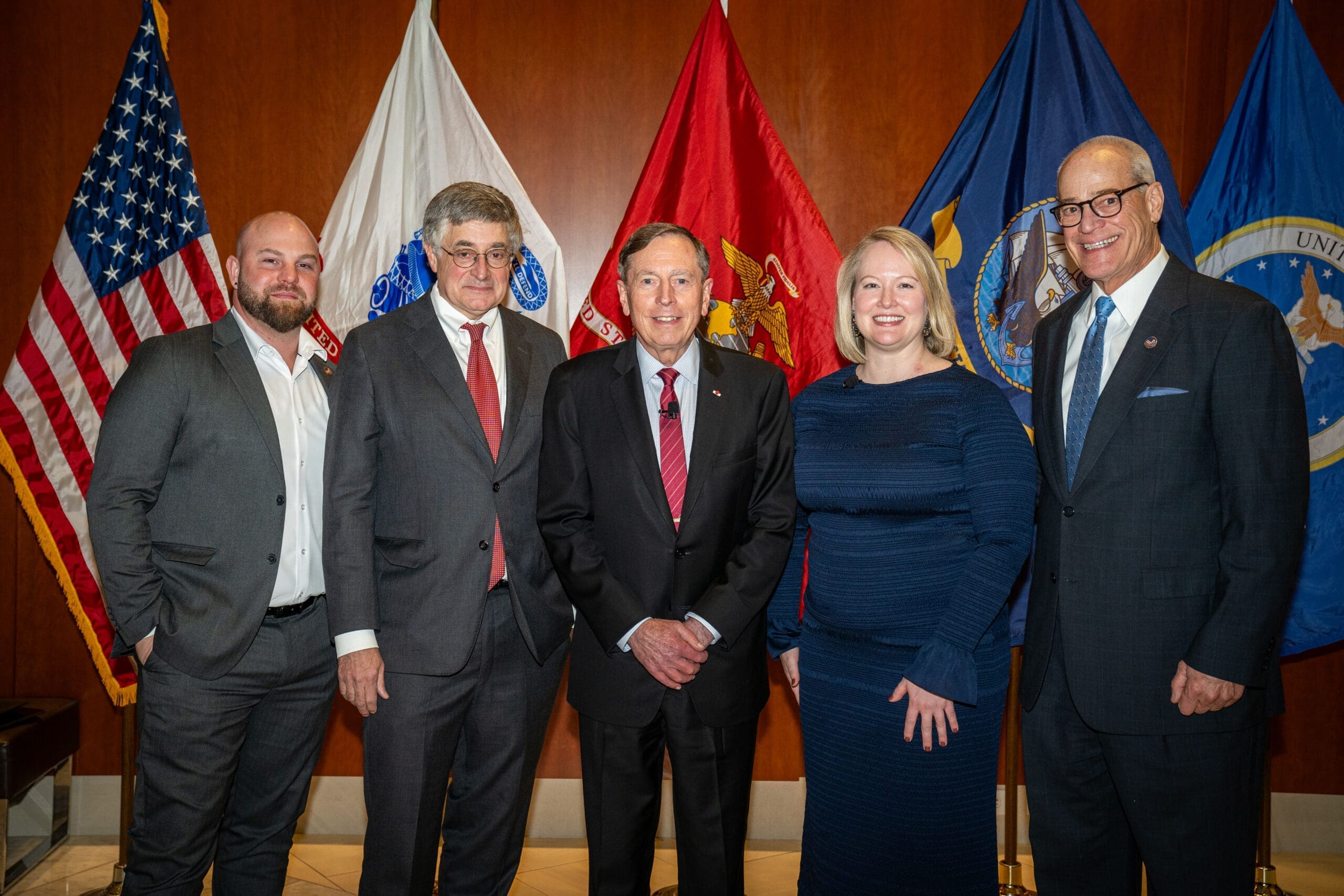 Zack A. Knight with General Petraeus — ATLVets Speaker Series