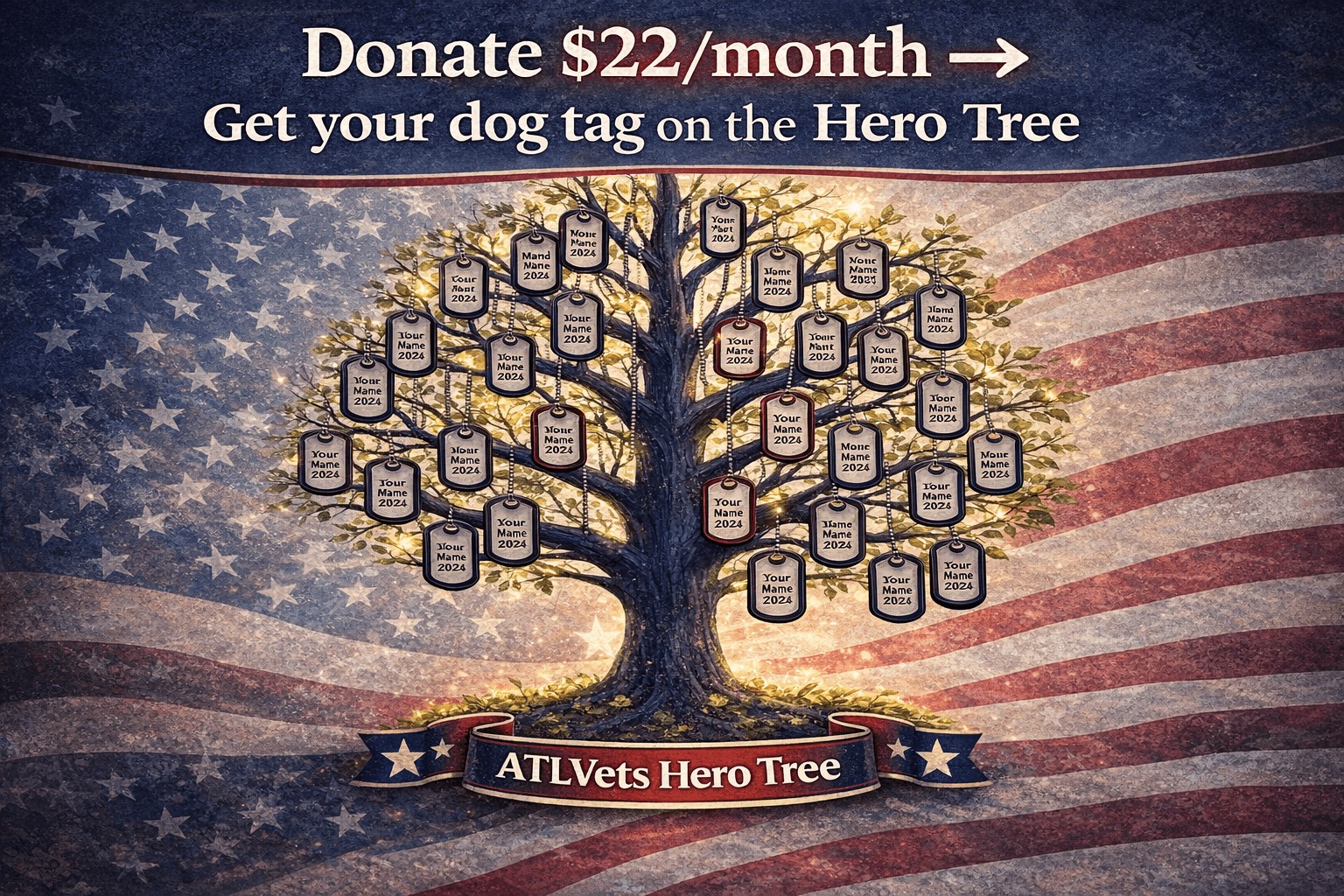 The ATLVets Hero Tree